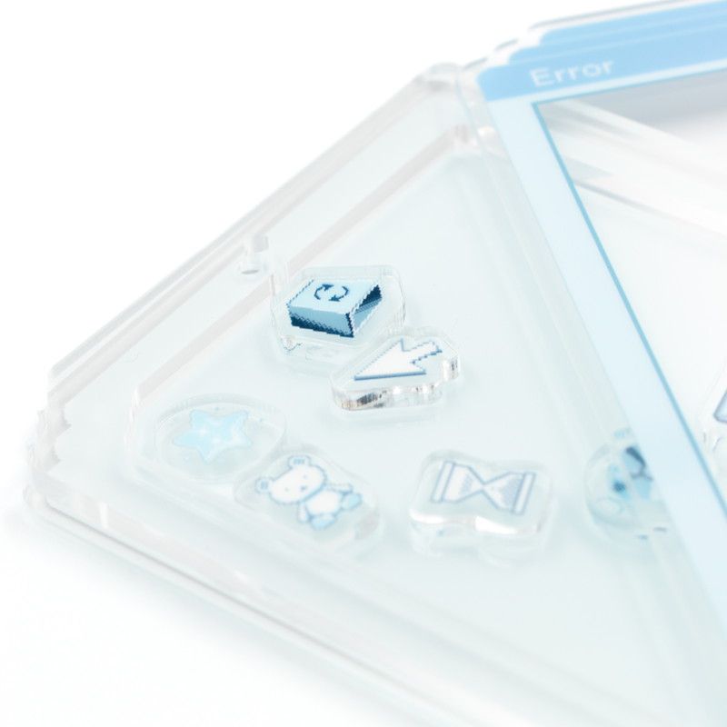 アクリルフレーム09/PCウィンドウ ブルー【推し活】