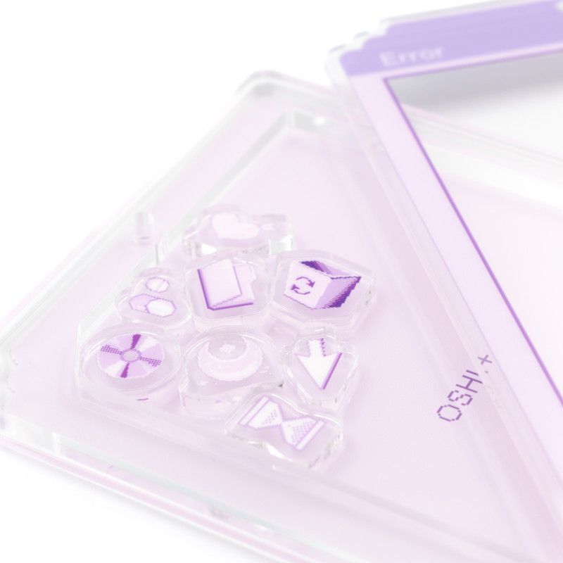 アクリルフレーム07/PCウィンドウ パープル【推し活】