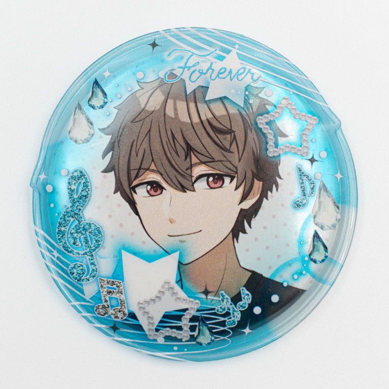 57mm缶デコカバー134/ファンシー Forever (ブルー)【推し活】
