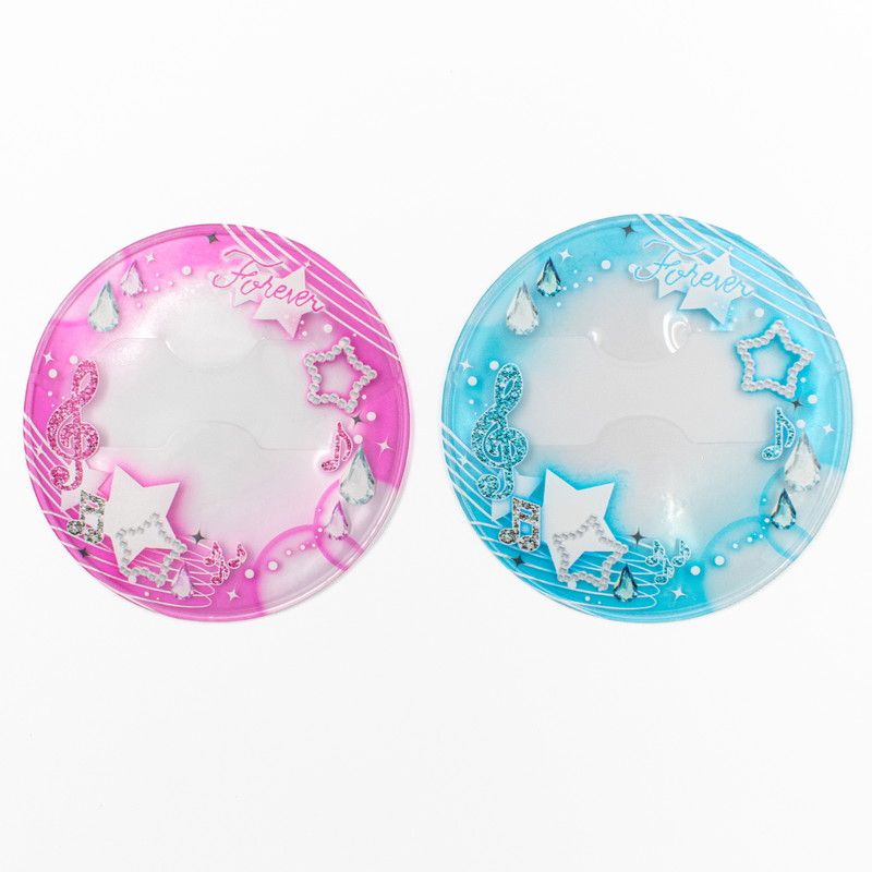 57mm缶デコカバー134/ファンシー Forever (ブルー)【推し活】