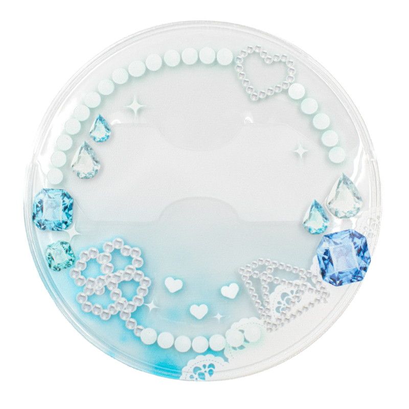 57mm缶デコカバー138/ファンシー パール (ブルー)【推し活】