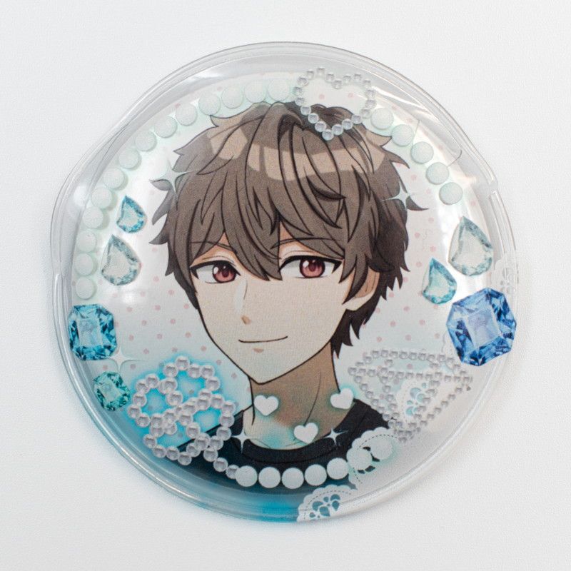 57mm缶デコカバー138/ファンシー パール (ブルー)【推し活】