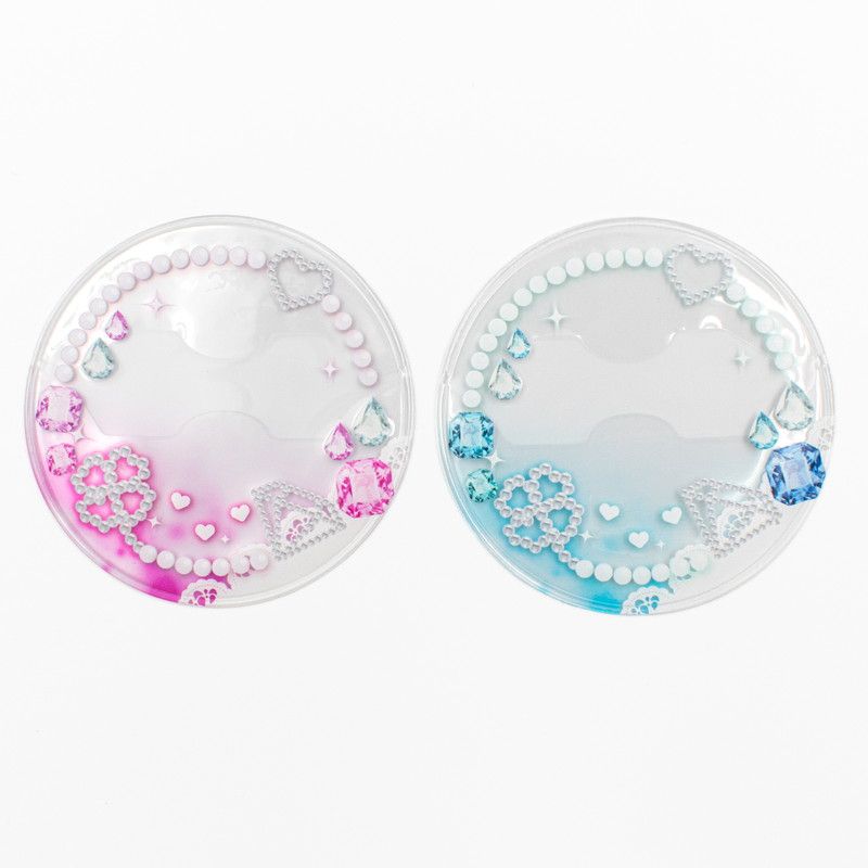 57mm缶デコカバー138/ファンシー パール (ブルー)【推し活】