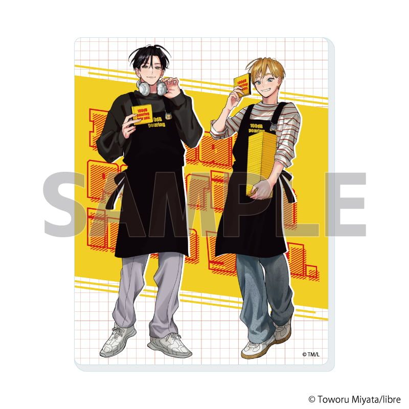 アクリルカード「君に注ぐ100dB」01/ブラインド(6種)(公式&描き