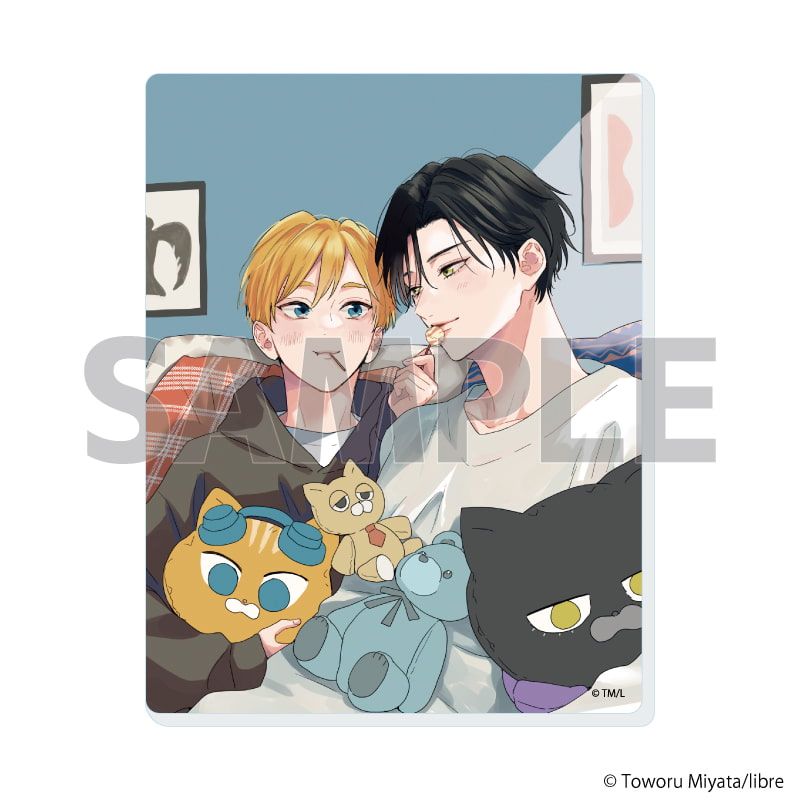 アクリルカード「君に注ぐ100dB」01/ブラインド(6種)(公式&描き下ろしイラスト)