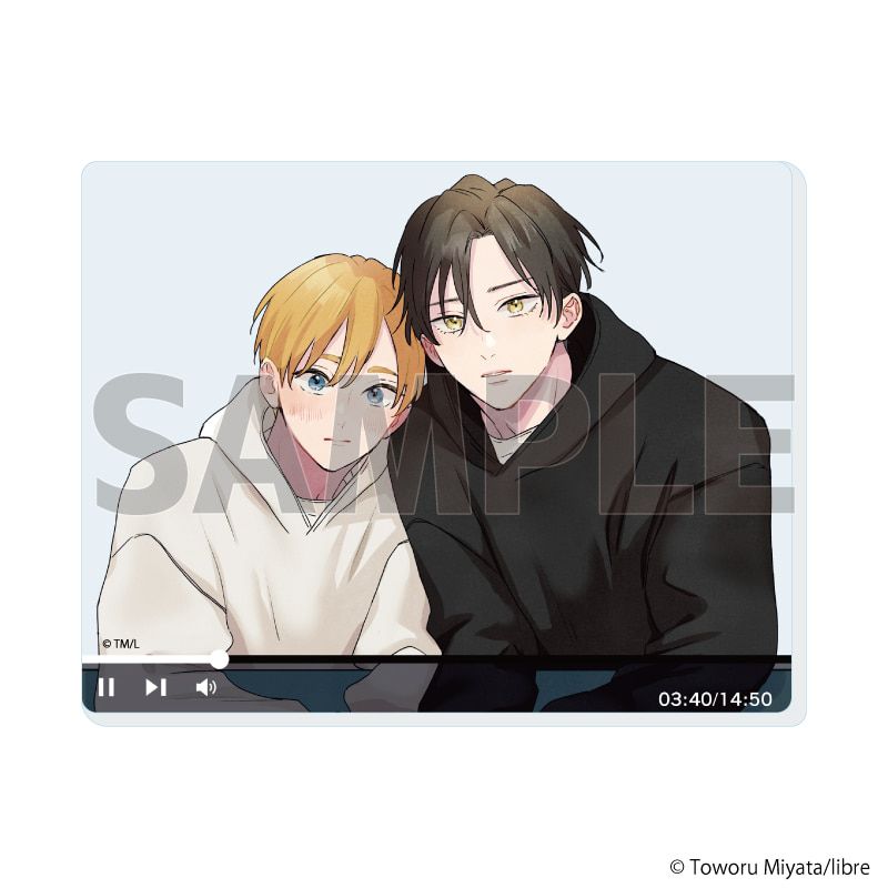 アクリルカード「君に注ぐ100dB」01/ブラインド(6種)(公式&描き下ろしイラスト)