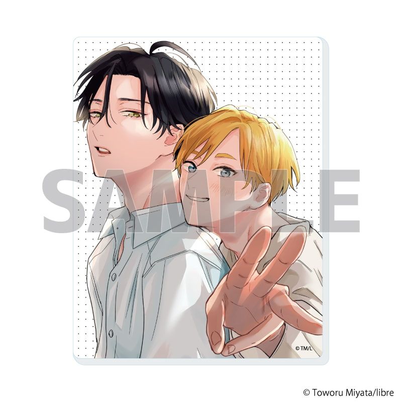 アクリルカード「君に注ぐ100dB」01/ブラインド(6種)(公式&描き下ろしイラスト)