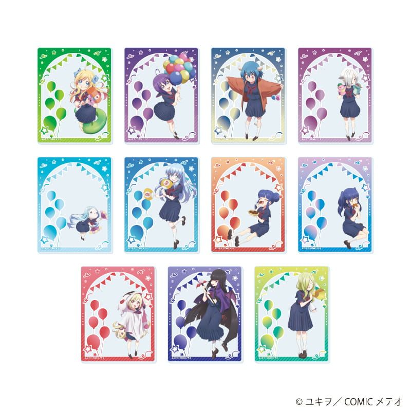 アクリルカード「邪神ちゃんドロップキック」01/コンプリートセット(全11種)(描き下ろしイラスト)