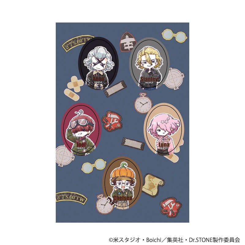 PETANTシール「Dr.STONE」05/デザインB フライトジャケットver.(グラフアートイラスト)