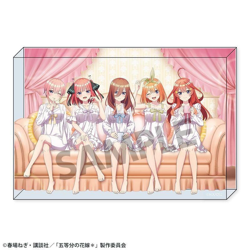 五等分の花嫁* 描き下ろしアクリルブロック ナイトウェアVer.