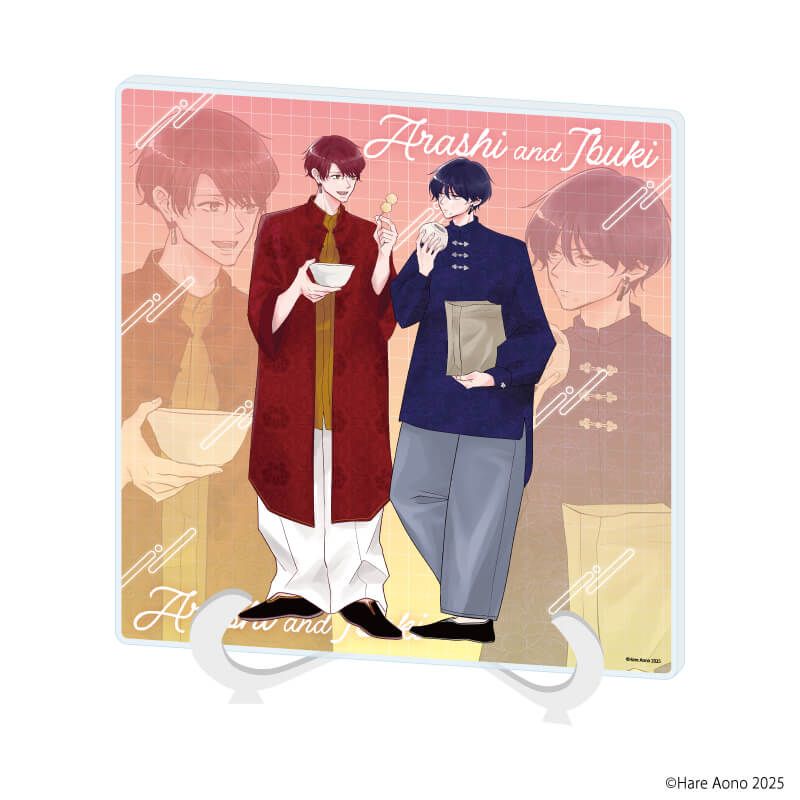 アクリルアートボード「あらしといぶき」03/嵐士＆伊吹C(描き下ろしイラスト)