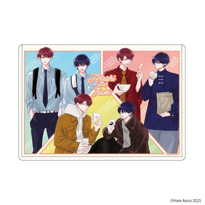 キャラクリアケース「あらしといぶき」01/集合デザインA(描き下ろしイラスト)