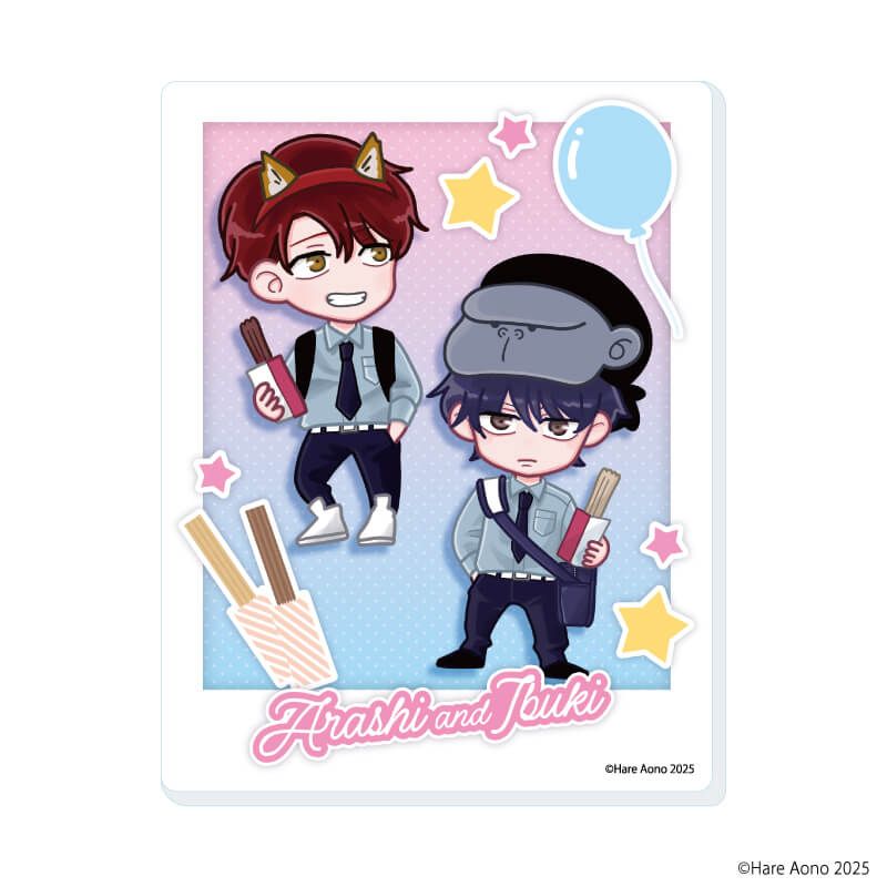 アクリルカード「あらしといぶき」01/コンプリートセット(全6種)(描き下ろしイラスト)