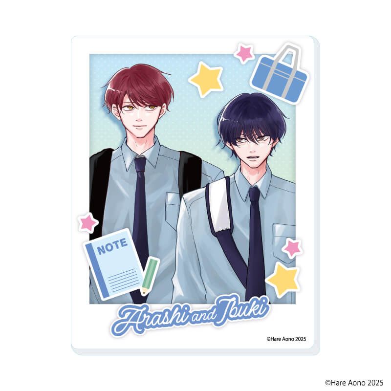 アクリルカード「あらしといぶき」01/ブラインド(6種)(描き下ろしイラスト)