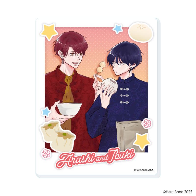 アクリルカード「あらしといぶき」01/ブラインド(6種)(描き下ろしイラスト)