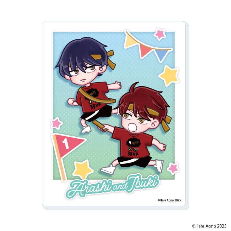 アクリルカード「あらしといぶき」01/ブラインド(6種)(描き下ろしイラスト)