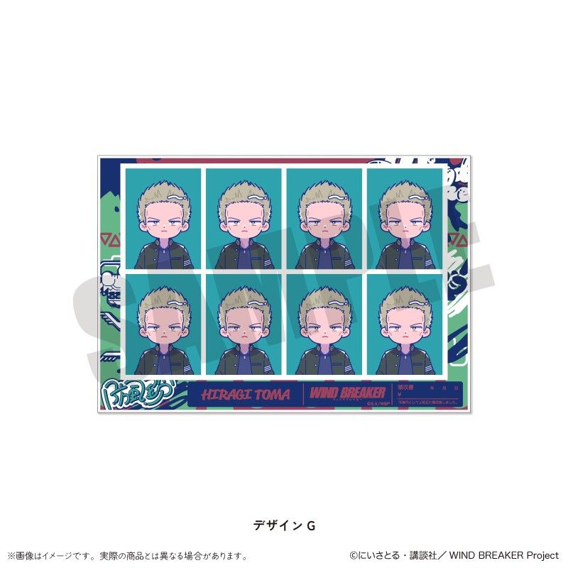 syudou 運否天賦 証明写真風ステッカー シークレット A B セット syudou 運否天賦 証明写真風ステッカー シークレット A B セット