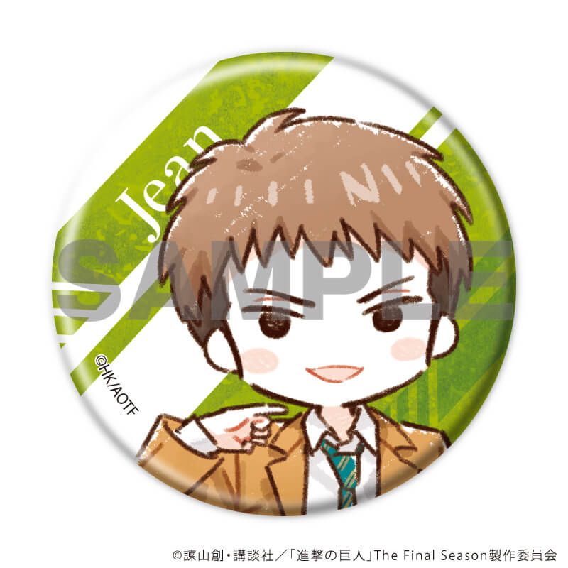缶バッジ「TVアニメ『進撃の巨人』」01/学生服ver. ブラインド(7種)(グラフアートイラスト)