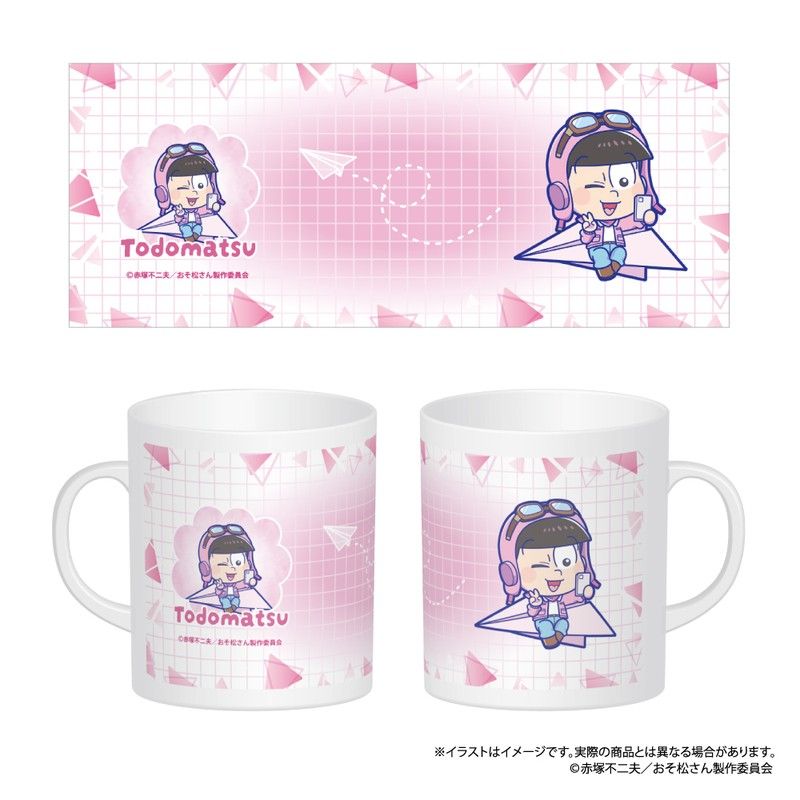 おそ松さん フルカラーマグカップ トド松SD(紙ヒコーキ)