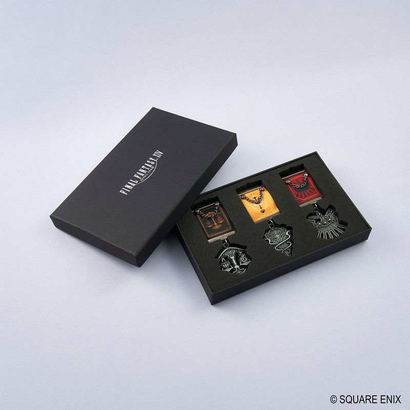 ファイナルファンタジーXIV エオルゼア三国勲章風ブローチセット