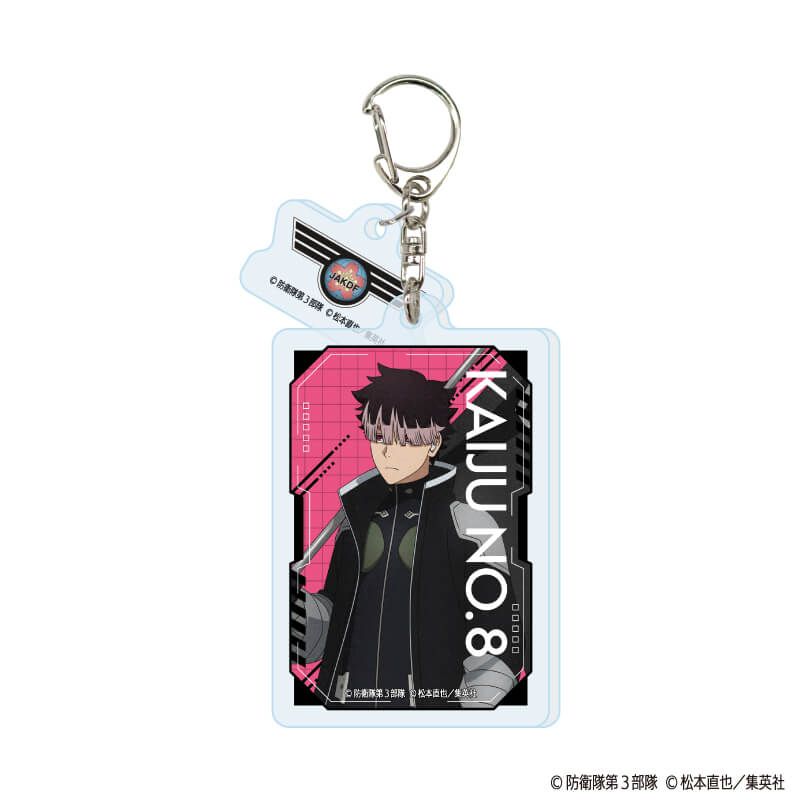 怪獣８号 トレーディングパーツ付きアクリルキーホルダー フラッグver. 【全6種】コンプリートセット