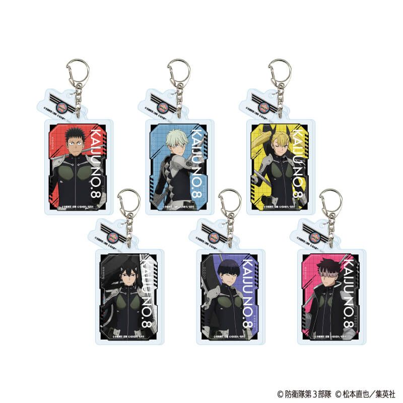 怪獣８号 トレーディングパーツ付きアクリルキーホルダー フラッグver. 【全6種】