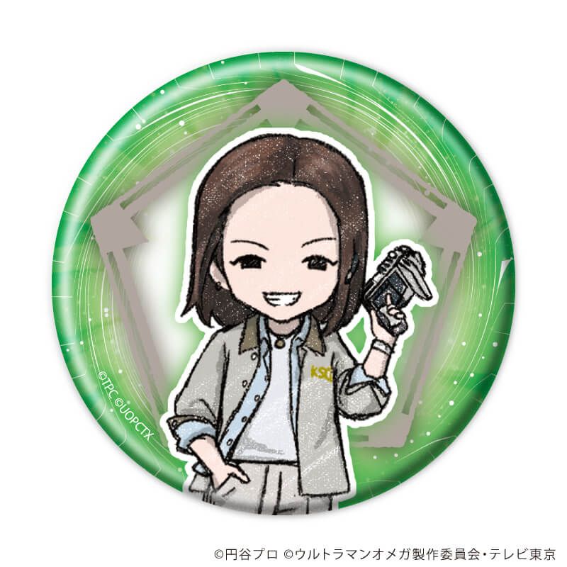 缶バッジ「ウルトラマンオメガ」02/ブラインド(11種)(グラフアートイラスト)