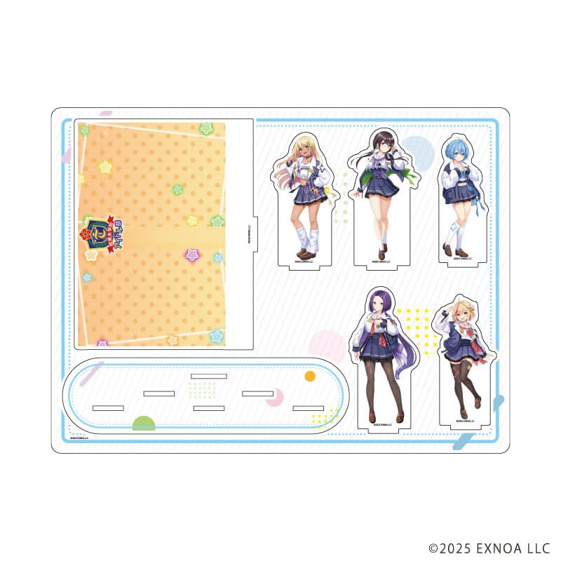 アクリルジオラマ「STELLAR IDOL PROJECT」03/橙美女学院アイドル部(公式イラスト)