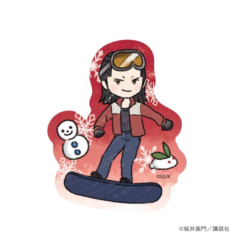 ダイカットステッカー「亜人」09/田中功次(グラフアートイラスト)