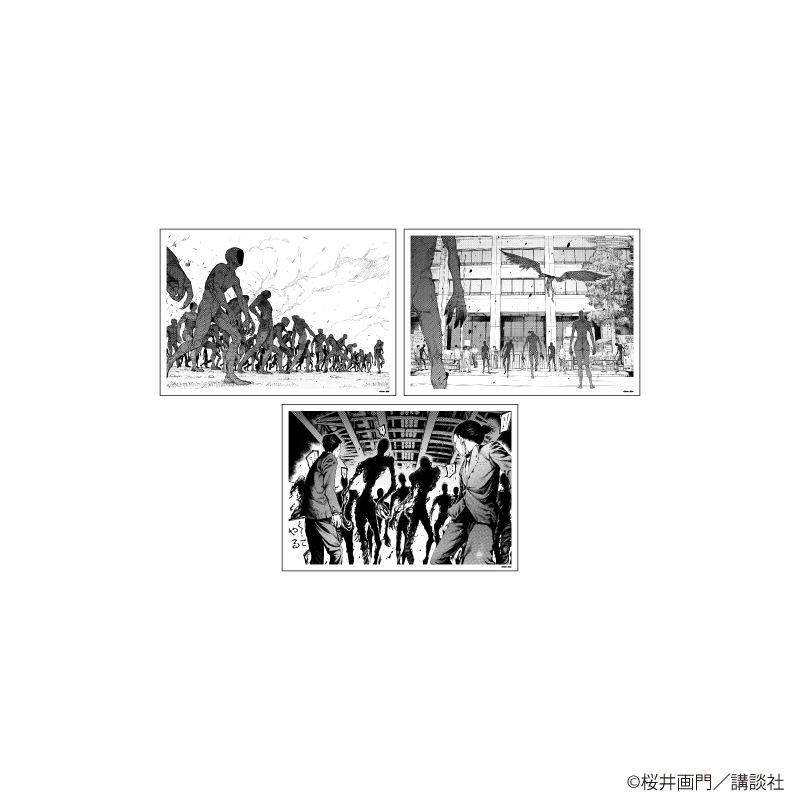 REPLICA GENGA　3枚セット「亜人」06/IBM(公式イラスト)