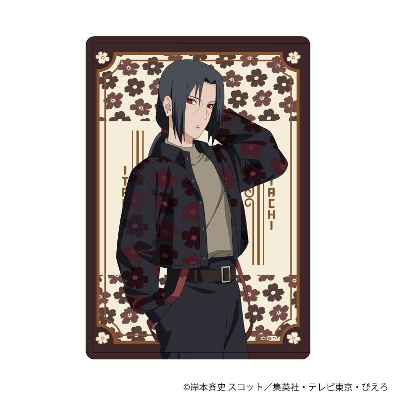 キャラクリアケース「NARUTO-ナルト- 疾風伝」42/うちはイタチ ニューレトロver.(描き下ろしイラスト)