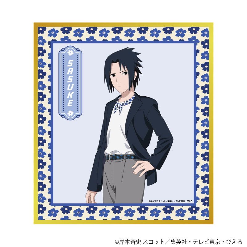 ミニ色紙「NARUTO-ナルト- 疾風伝」02/ニューレトロver. コンプリートセット(全7種)(描き下ろしイラスト)