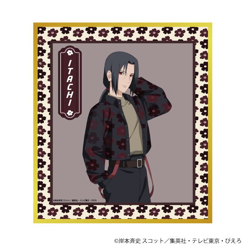 ミニ色紙「NARUTO-ナルト- 疾風伝」02/ニューレトロver. コンプリートセット(全7種)(描き下ろしイラスト)