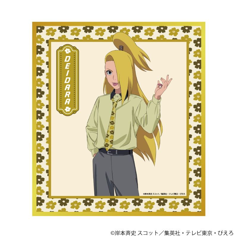 ミニ色紙「NARUTO-ナルト- 疾風伝」02/ニューレトロver. コンプリートセット(全7種)(描き下ろしイラスト)