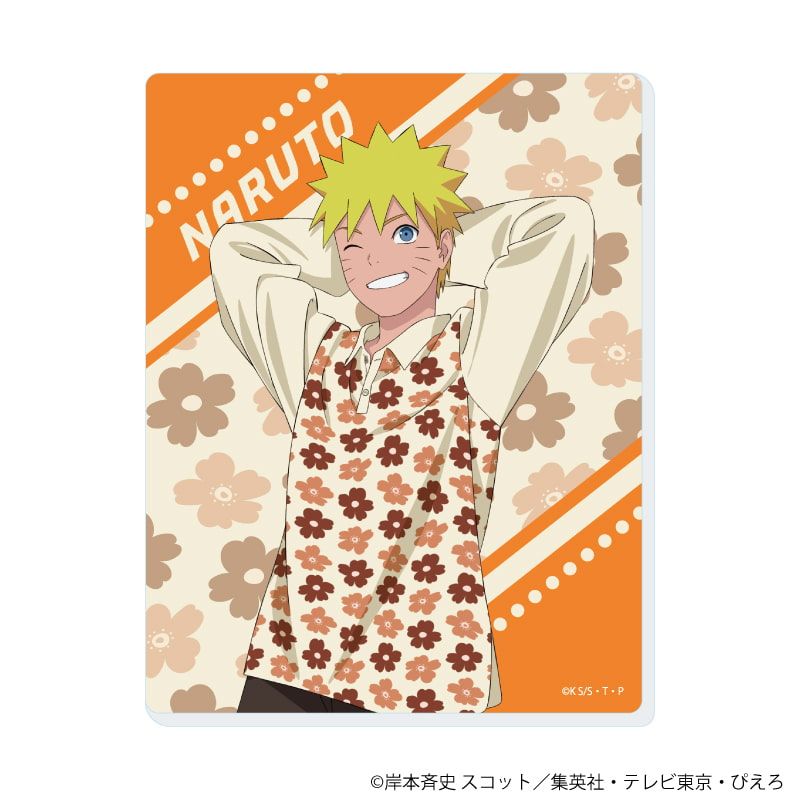 ミニアクリルプレート「NARUTO-ナルト- 疾風伝」06/ニューレトロver. ブラインド(7種)(描き下ろしイラスト)