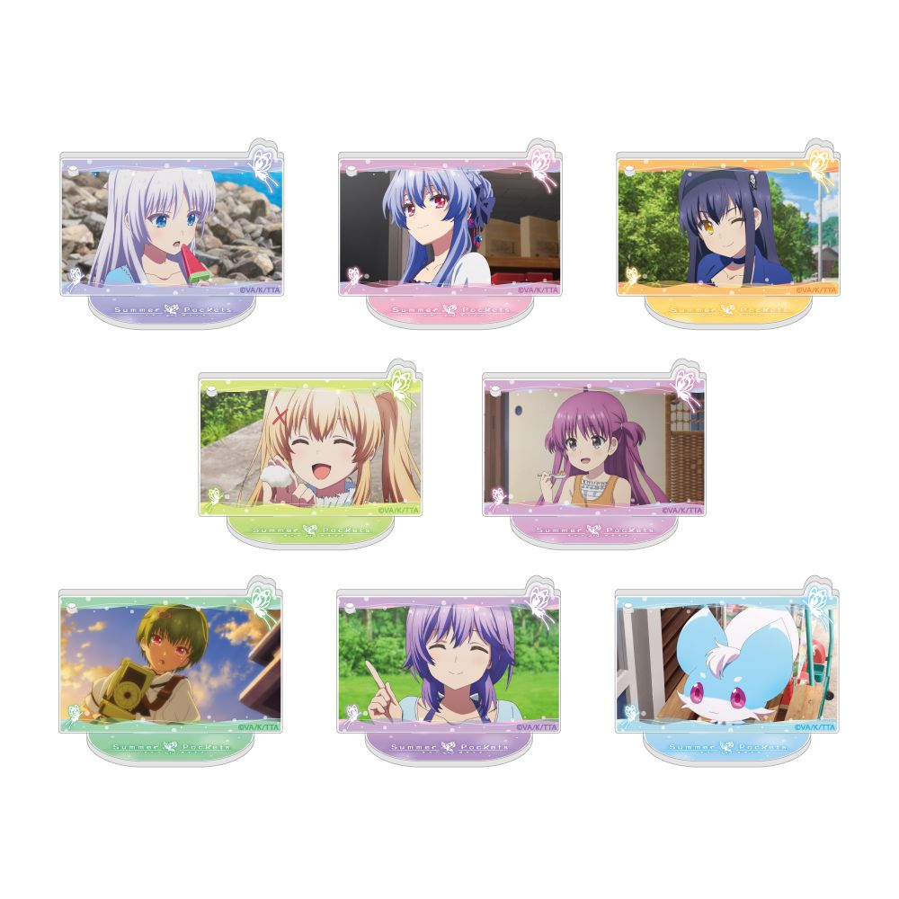 Summer Pockets トレーディング場面写アクリルスタンドキーホルダー