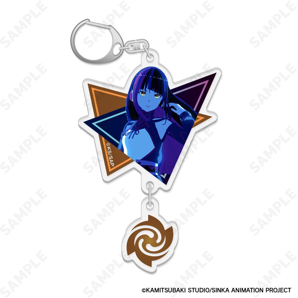 神椿市建設中。 2連アクリルキーホルダー 3 朝主派流[Neon]