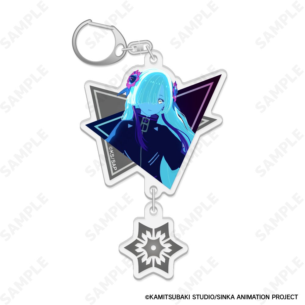 神椿市建設中。 2連アクリルキーホルダー 4 夜河世界[Neon]