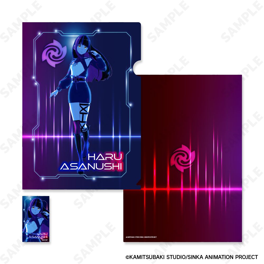 神椿市建設中。 クリアファイル&ステッカーセット 3 朝主派流[Neon]