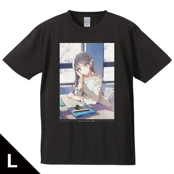青春ブタ野郎はサンタクロースの夢を見ない Tシャツ 桜島麻衣 Lサイズ