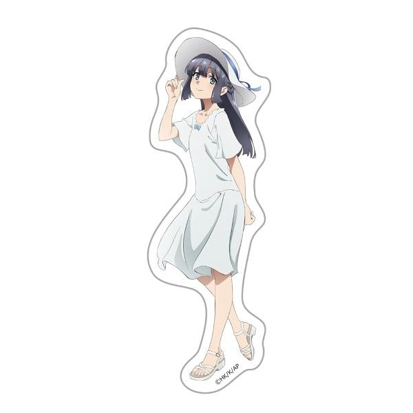 青春ブタ野郎はサンタクロースの夢を見ない ダイカットステッカー 牧之原翔子