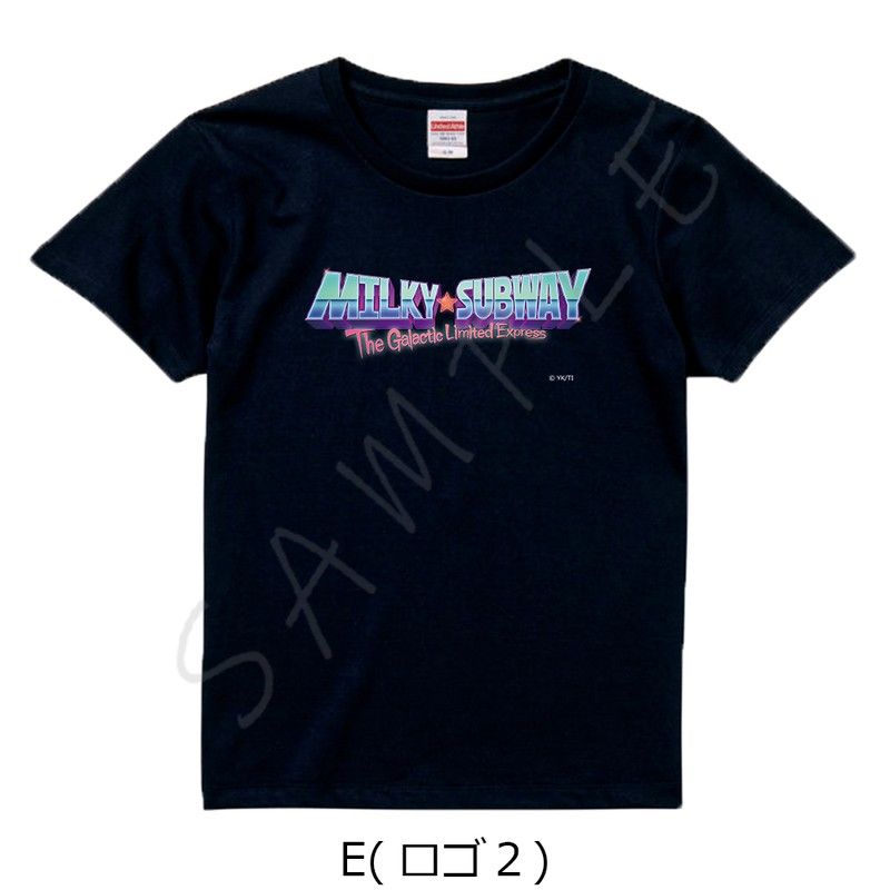 銀河特急 ミルキー☆サブウェイ　ミルキーサブウェイ　チハル　Tシャツ　L アニメ『銀河特急 ミルキー☆サブウェイ』Tシャツ A(チハル