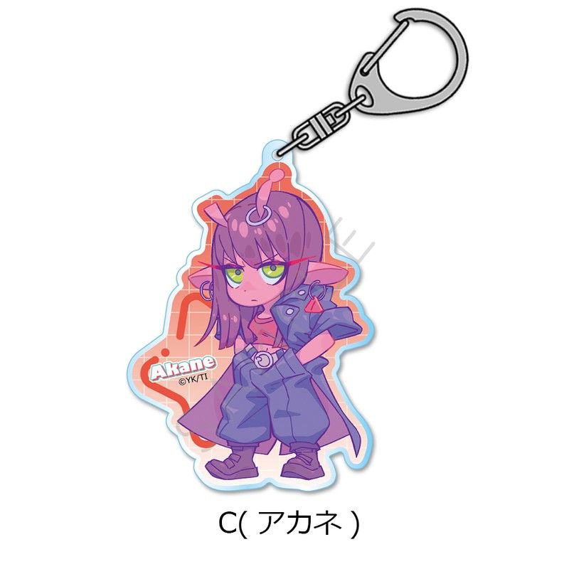 銀河特急 ミルキー☆サブウェイ アクリルキーホルダー C アカネ