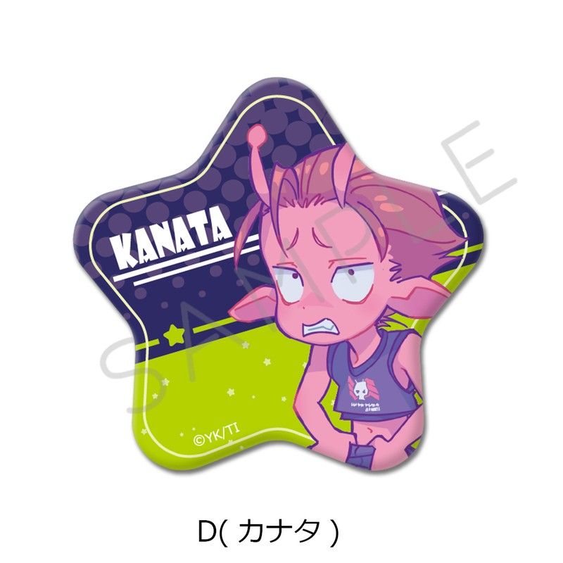 銀河特急 ミルキー☆サブウェイ 星型缶バッジ D カナタ｜アニメ