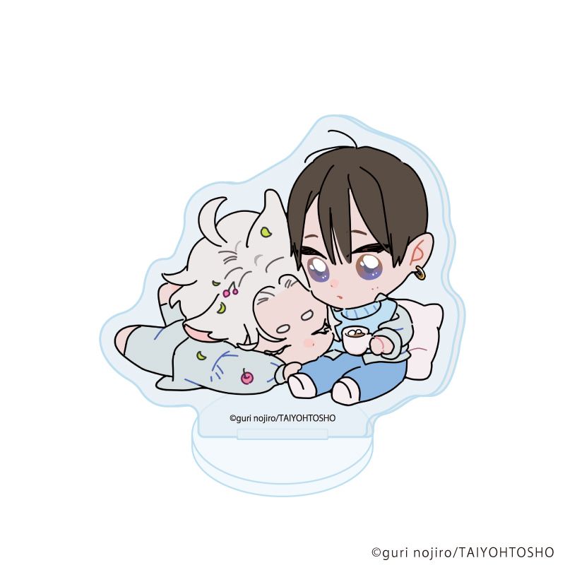 アクリルぷちスタンド「野白ぐり A HOLIDAY Picnic Mood」01/コンプリートセット(全4種)(描き下ろしイラスト)