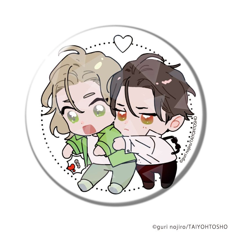 ホログラム缶バッジ(65mm)「野白ぐり A HOLIDAY Picnic Mood」01/ブラインド(8種)(描き下ろしイラスト)