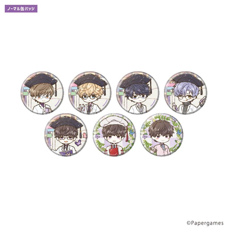 トレーディング缶バッジ(レア入り)「恋とプロデューサー〜EVOL×LOVE〜」22/ブラインド(14種)(ノーマル7種/レア7種)(グラフアートイラスト)