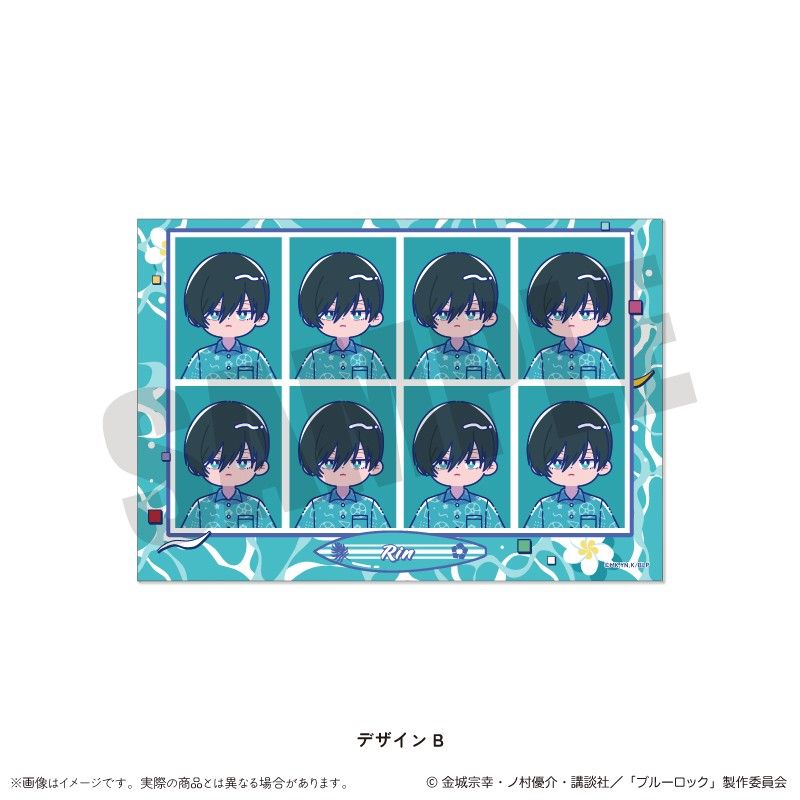 ブルーロック 証明写真風ステッカー にゅーとろ 第2弾 B 糸師凛