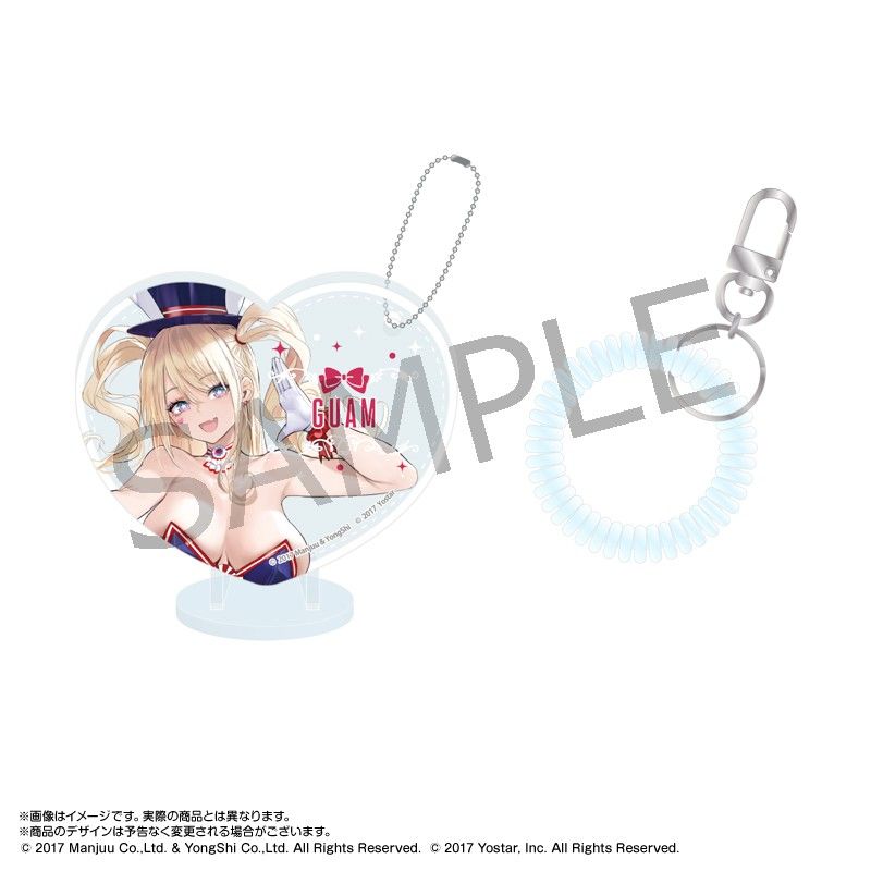 アズールレーン ぴくりあアクキー&スタンド+コイルブレスレット