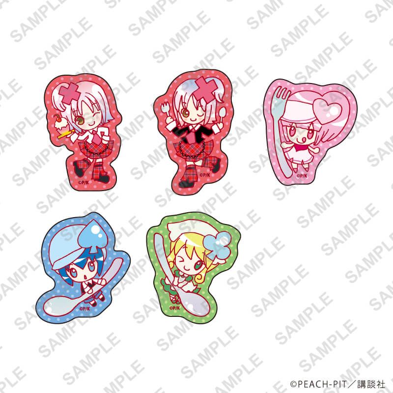 フレークシール(5種セット)「しゅごキャラ！」01/ドットデザイン(公式イラスト)